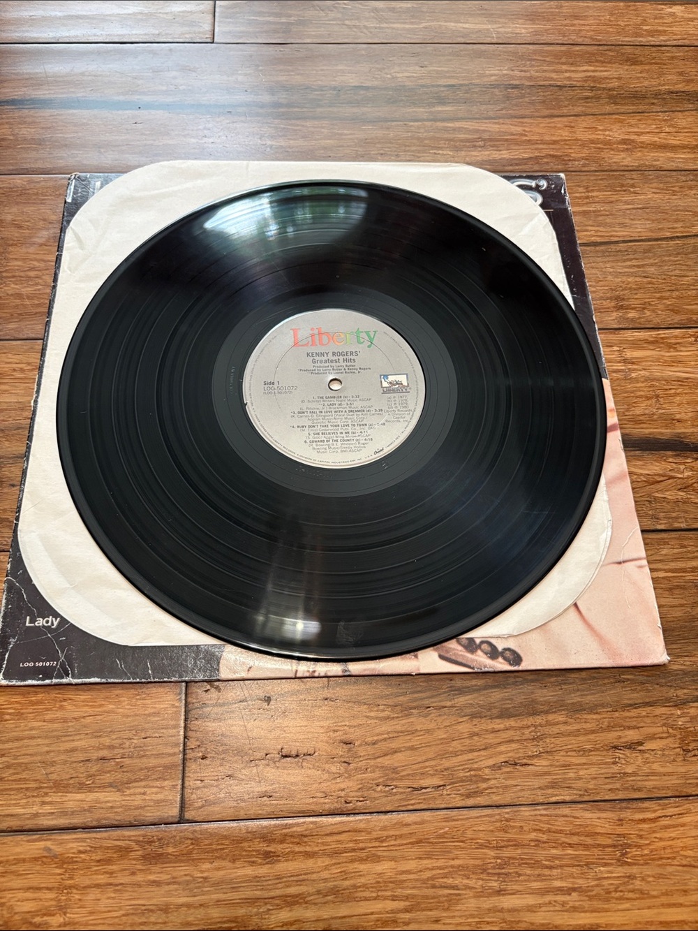Kenny Rogers Greatest Hits 1980 Liberty LOO-1072 Vinyl  LP Compilation Record - Picture 5 of 6